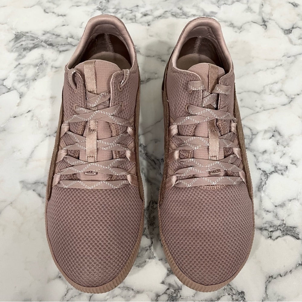 Sorel Women's Out N About Plus Waterproof Sneakers Knit Suede Pink Mauve 8.5